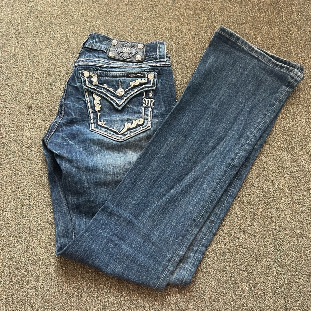 Miss Me Jeans 28 Womens Denim JP5508B Boot Cut